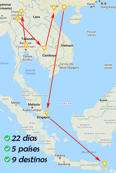 Impuestos Iluminar malta El GRAN Viaje al Sudeste Asiático ✈️ El viaje de tu vida